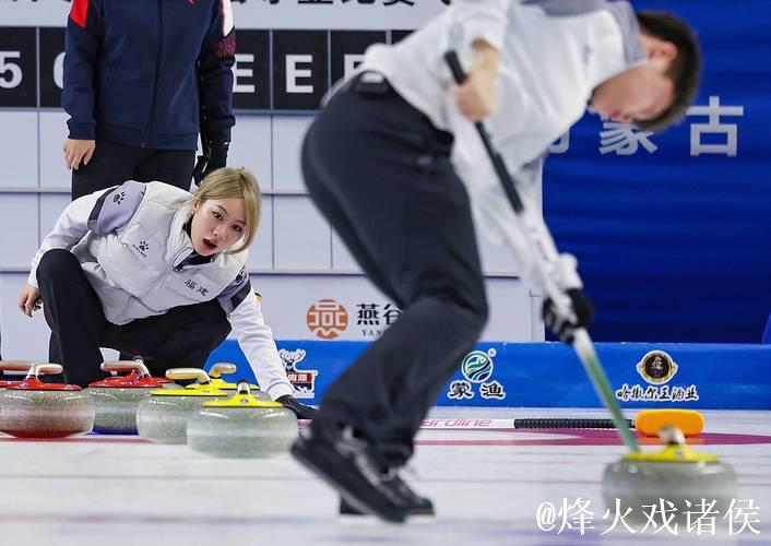 冬奥会冰壶落选赛：中国混双组合取得六连胜